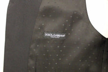 Load image into Gallery viewer, Dolce & Gabbana Black Wool Silk Stretch Dress Vest Blazer