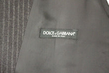 Load image into Gallery viewer, Dolce & Gabbana Gray Striped Wool Single Breasted Vest
