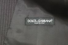 Load image into Gallery viewer, Dolce & Gabbana Gray Striped Wool Single Breasted Vest