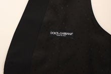Load image into Gallery viewer, Dolce & Gabbana Black Wool Silk Stretch Dress Vest Blazer