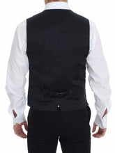 Load image into Gallery viewer, Dolce & Gabbana Blue Cotton Stretch Dress Vest Blazer