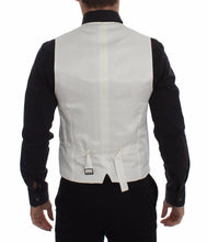 Load image into Gallery viewer, Dolce & Gabbana White Cotton Silk Blend Dress Vest Blazer