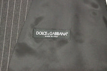 Load image into Gallery viewer, Dolce & Gabbana Gray Striped Wool Single Breasted Vest