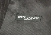 Load image into Gallery viewer, Dolce & Gabbana Black Striped Wool Single Breasted Vest