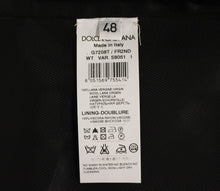 Load image into Gallery viewer, Dolce & Gabbana Gray Striped Wool Single Breasted Vest