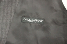 Load image into Gallery viewer, Dolce & Gabbana Gray Striped Wool Single Breasted Vest