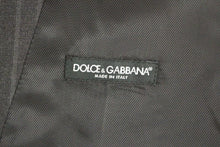 Load image into Gallery viewer, Dolce & Gabbana Gray Striped Wool Logo Vest Gilet Weste