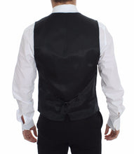 Load image into Gallery viewer, Dolce & Gabbana Gray Striped Wool Logo Vest Gilet Weste