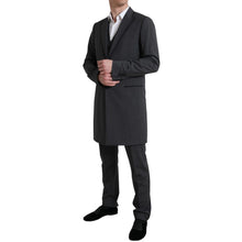 Load image into Gallery viewer, Dolce & Gabbana Gray Wool Long 3 Piece Two Button Suit