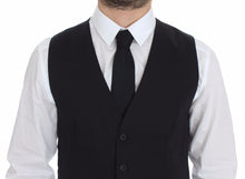 Load image into Gallery viewer, Dolce & Gabbana Blue Cotton Stretch Dress Vest Blazer