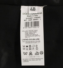 Load image into Gallery viewer, Dolce & Gabbana Black Striped Wool Single Breasted Vest