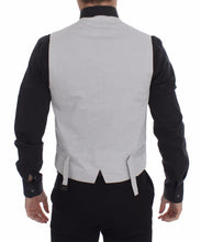 Load image into Gallery viewer, Dolce & Gabbana Beige Silk Blend Dress Formal Vest Gilet
