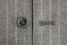 Load image into Gallery viewer, Dolce & Gabbana Gray Striped Wool Logo Vest Gilet Weste