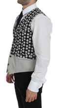 Load image into Gallery viewer, Dolce & Gabbana Blue Polka Dot Dress Vest Gilet Weste