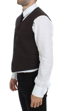 Load image into Gallery viewer, Dolce & Gabbana Brown Cotton Blend Dress Vest Gilet
