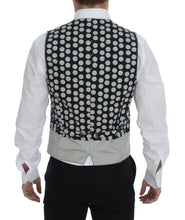 Load image into Gallery viewer, Dolce & Gabbana Blue Polka Dot Dress Vest Gilet Weste