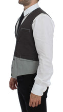 Load image into Gallery viewer, Dolce & Gabbana Gray Polka Dot Dress Vest Gilet Weste