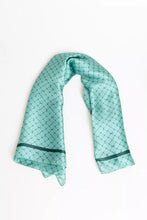 Load image into Gallery viewer, Trussardi Vintage Elegance Silk Scarf - Light Blue 70s Print