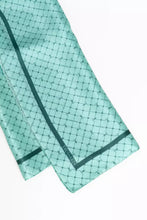 Load image into Gallery viewer, Trussardi Vintage Elegance Silk Scarf - Light Blue 70s Print