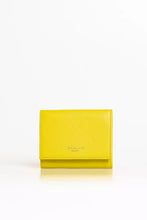 Load image into Gallery viewer, Trussardi Elegant Yellow Mini Leather Wallet