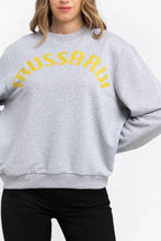 Load image into Gallery viewer, Trussardi Oversized Cotton-Blend Round-Neck Sweatshirt