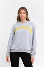 Load image into Gallery viewer, Trussardi Oversized Cotton-Blend Round-Neck Sweatshirt