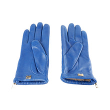 Load image into Gallery viewer, Cavalli Class Elegant Lambskin Leather Gloves in Captivating Blue