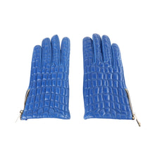 Load image into Gallery viewer, Cavalli Class Elegant Lambskin Leather Gloves in Captivating Blue
