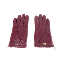 Load image into Gallery viewer, Cavalli Class Elegant Burgundy Lambskin Gloves