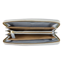 Load image into Gallery viewer, Cavalli Class Elegant Grey Calfskin Leather Purse