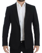 Load image into Gallery viewer, Dolce &amp; Gabbana Black wool silk SICILIA blazer
