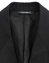 Load image into Gallery viewer, Dolce &amp; Gabbana Black wool silk SICILIA blazer
