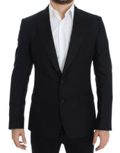 Load image into Gallery viewer, Dolce &amp; Gabbana Black wool silk SICILIA blazer
