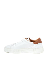 Load image into Gallery viewer, Roberto Cavalli Elegant White Leather Sneakers with Gold Accents

