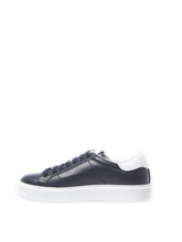 Load image into Gallery viewer, Roberto Cavalli Elegant Blue Leather Lace-Up Sneakers
