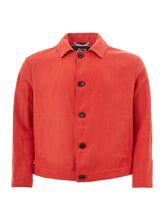 Load image into Gallery viewer, Sealup Elegant Orange Cropped Jacket - Fresh and Stylish
