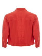 Load image into Gallery viewer, Sealup Elegant Orange Cropped Jacket - Fresh and Stylish
