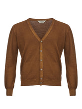 Load image into Gallery viewer, Gran Sasso Elegant Brown Wool Cardigan for Sophisticated Style
