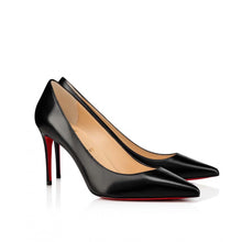 Load image into Gallery viewer, Christian Louboutin Elegant Black Leather Pumps with Iconic Sole
