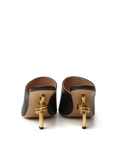 Load image into Gallery viewer, Bottega Veneta Elegant Black Leather Knot Mule Sandals
