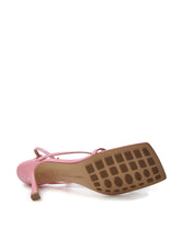 Load image into Gallery viewer, Bottega Veneta Elegant Pink Nappa Leather Stretch Sandals
