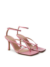 Load image into Gallery viewer, Bottega Veneta Elegant Pink Nappa Leather Stretch Sandals
