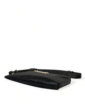 Load image into Gallery viewer, Dolce &amp; Gabbana Black Nylon Logo Plaque Keyring Pouch Clutch Bag
