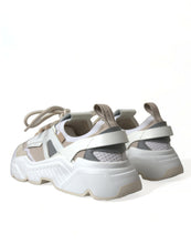 Load image into Gallery viewer, Dolce &amp; Gabbana Beige White Daymaster Low Top Leather Sneakers Shoes
