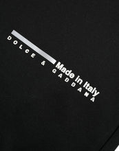 Load image into Gallery viewer, Dolce &amp; Gabbana Black Cotton Blend Logo Pullover Sweater
