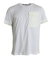 Load image into Gallery viewer, Dolce &amp; Gabbana White Cotton Pocket Short Sleeves T-shirt
