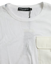 Load image into Gallery viewer, Dolce &amp; Gabbana White Cotton Pocket Short Sleeves T-shirt
