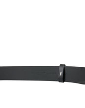 Load image into Gallery viewer, Dolce &amp; Gabbana Black Leather Silver Logo Metal Buckle Belt
