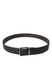 Load image into Gallery viewer, Dolce &amp; Gabbana Black Leather Metal Buckle Men Belt
