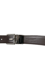 Load image into Gallery viewer, Dolce &amp; Gabbana Black Leather Metal Buckle Men Belt
